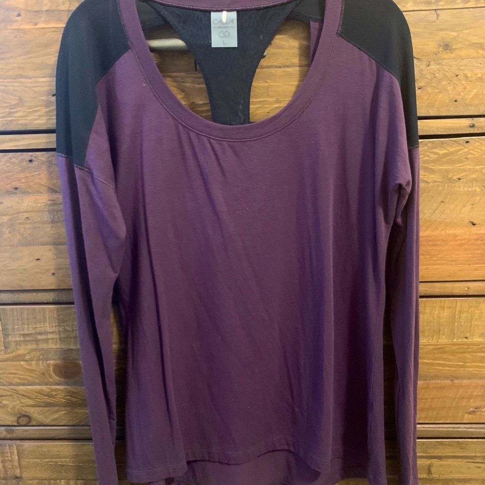 CALIA plum shirt